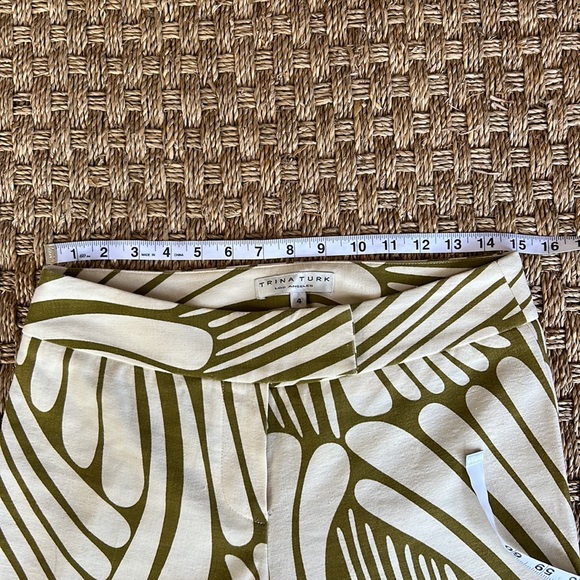 Trina Turk linen blend pants size 4 - Picture 3 of 9
